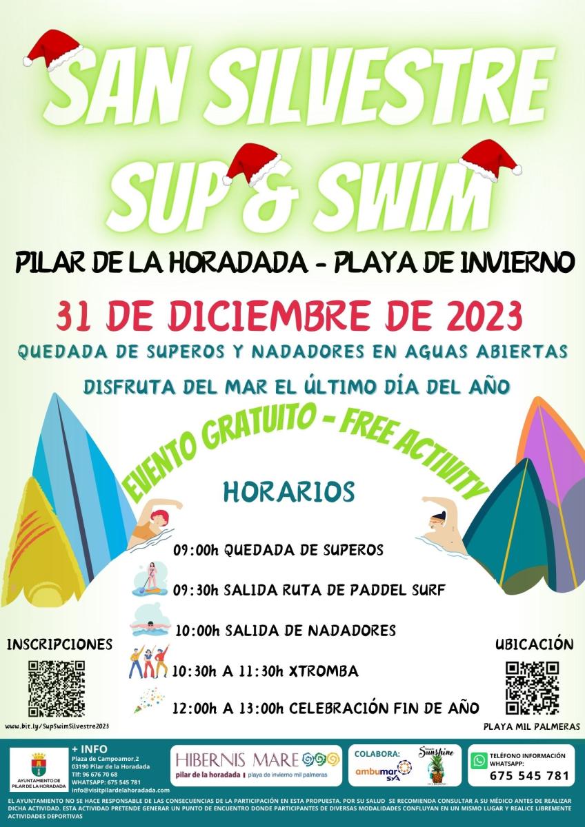 San Silvetre Sup & Swim playa invierno hibernis mare