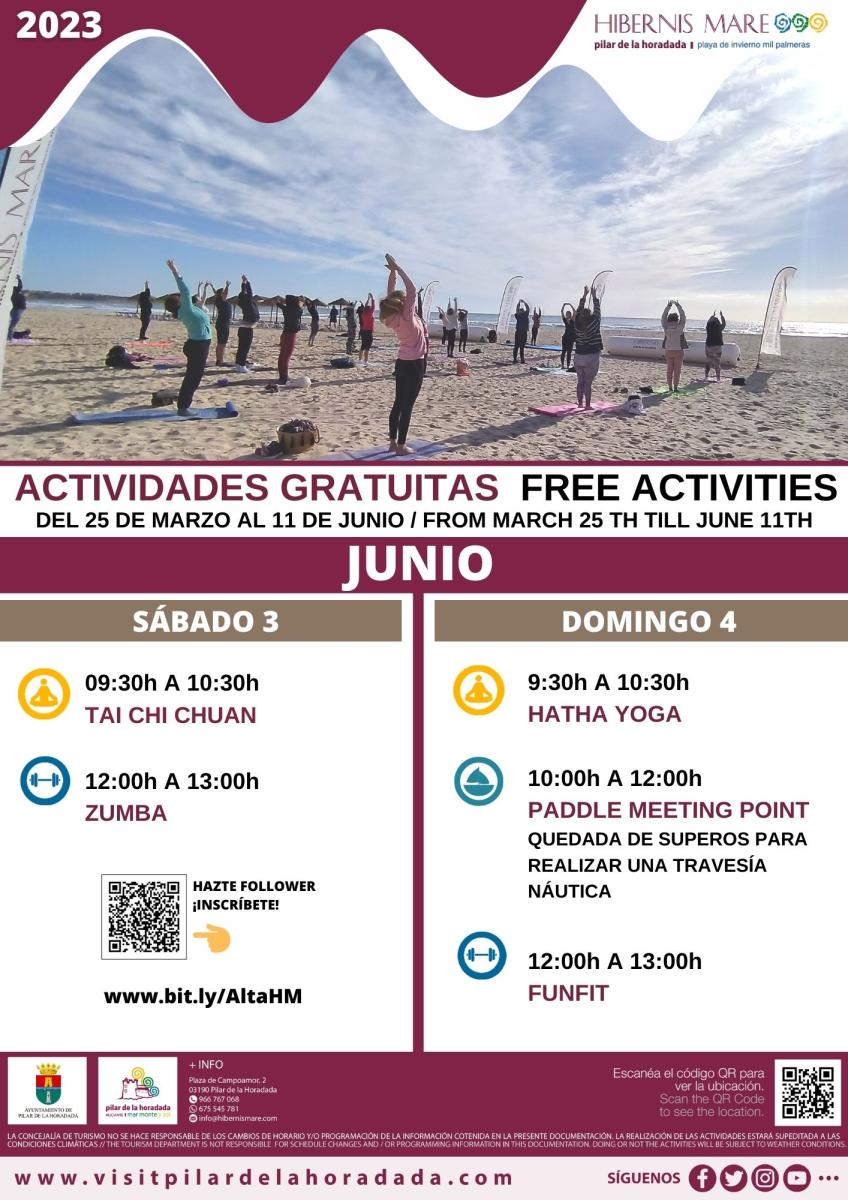 cartel el actividades mil palmeras pilar de la horadada hibernis mare