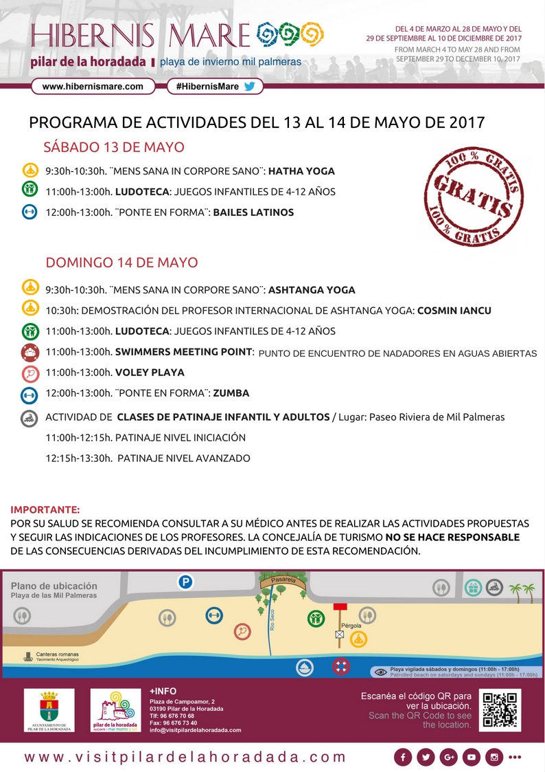 cartel hibernis mare actividades semanales