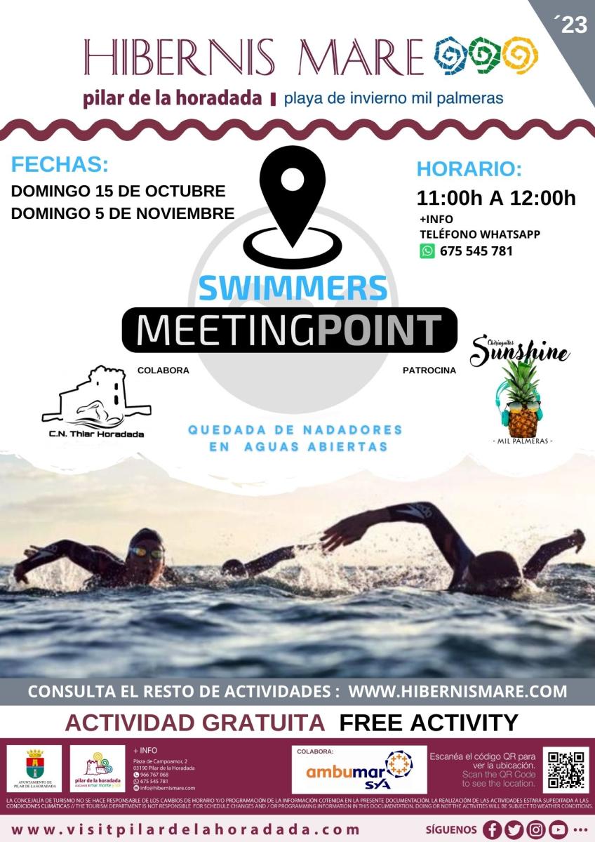swimmers meeting point hibernis mare mil palmeras pilar de la horadada