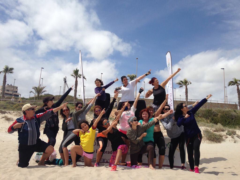 hibernis mare playa invierno pilar de la horadada mil palmeras aerobox