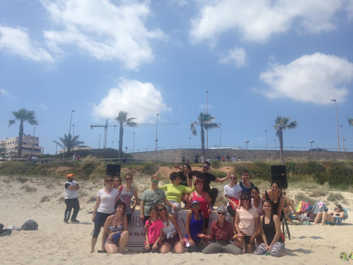 hibernis mare playa invierno pilar de la horadada mil palmeras bailes latinos