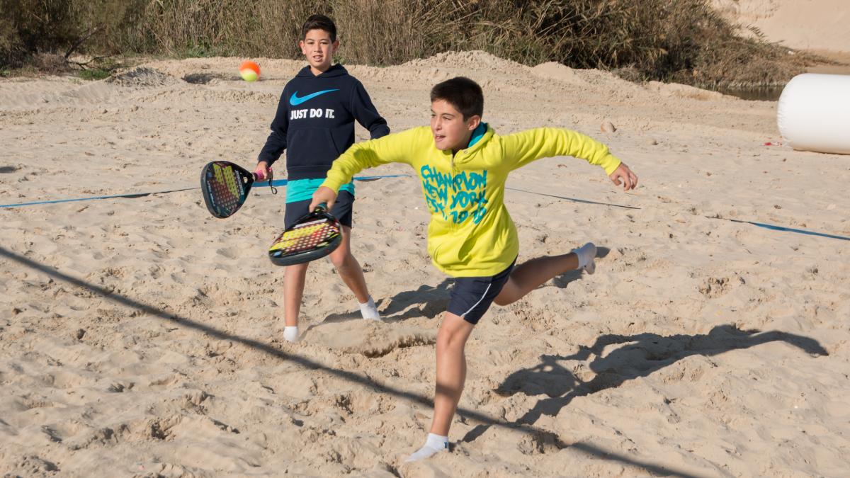 hibernis mare playa invierno pilar de la horadada mil palmeras tenis playa