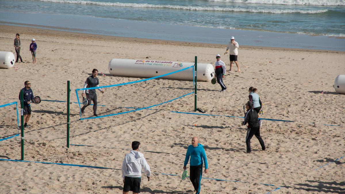 hibernis mare playa invierno pilar de la horadada mil palmeras tenis playa