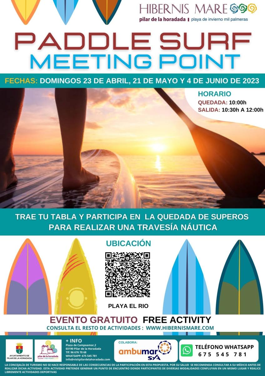 cartel anunciador del evento paddle surf de Hibernis Mare