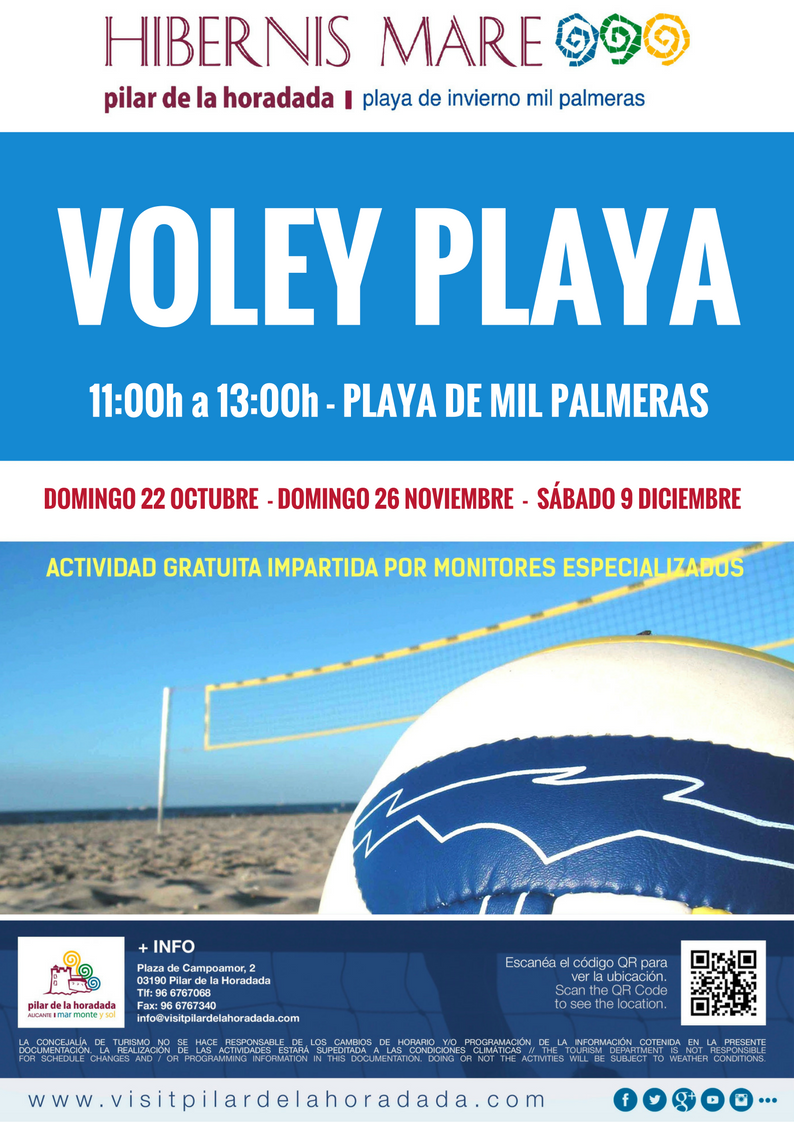 Voley Playa Hibernis Mare Mil Palmeras Pilar de la Horadada