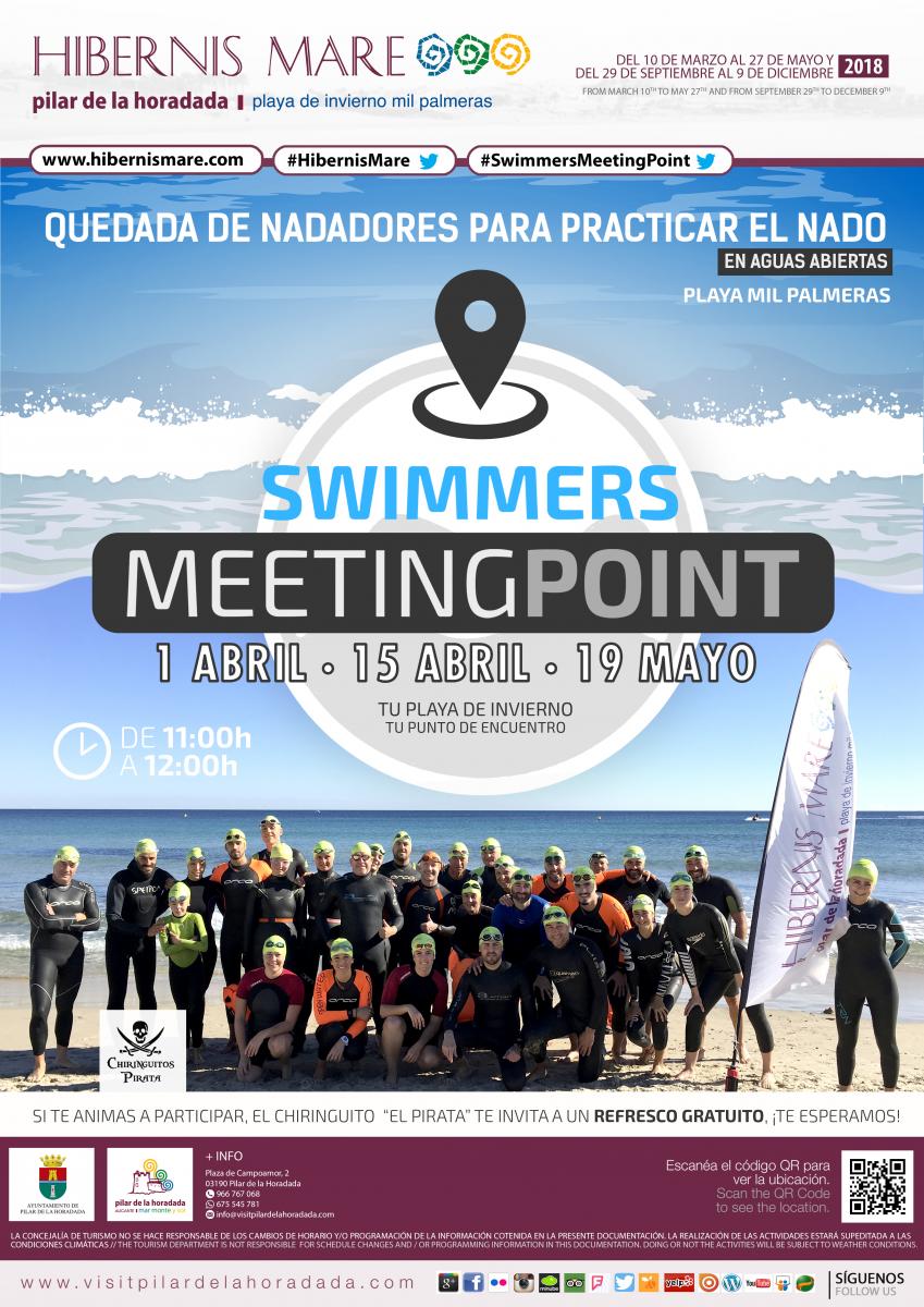 swimmers meeting point hibernis mare mil palmeras pilar de la horadad