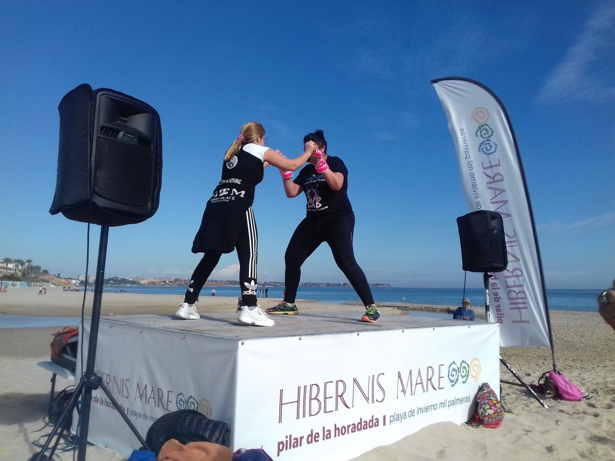 ckb aerobox hibernis mare mil palmeras pilar de la horadada playa de invierno