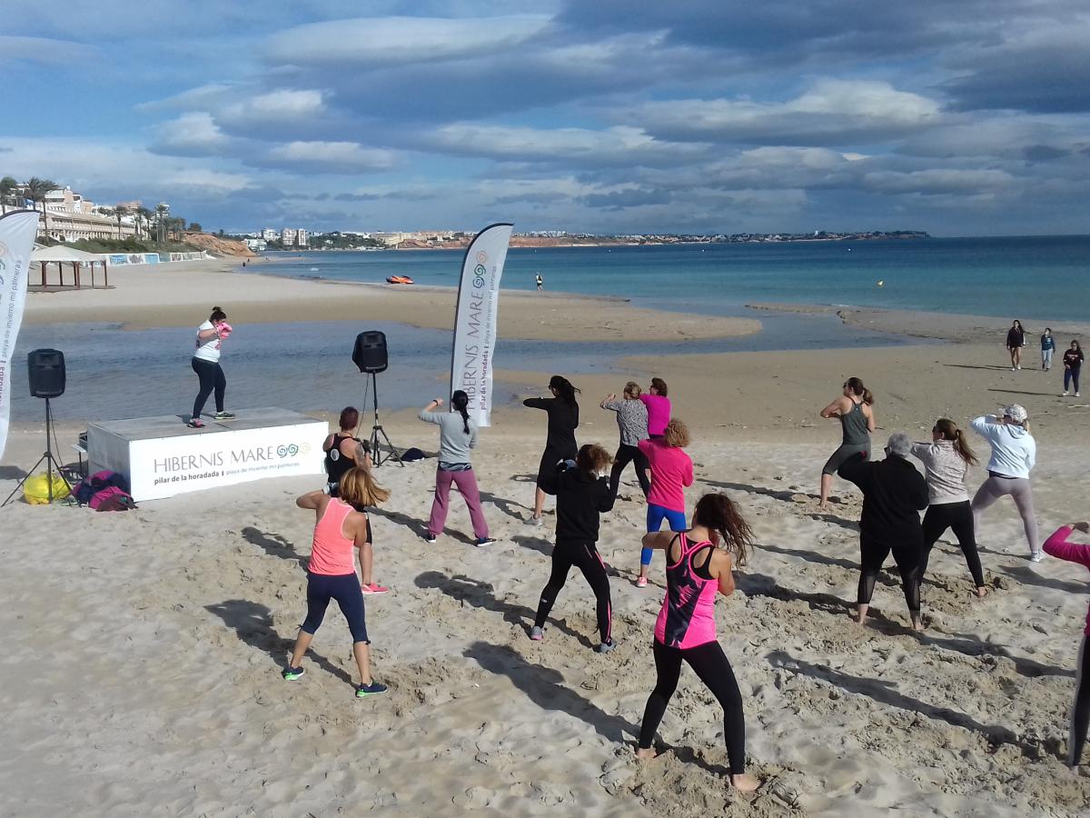 ckb aerobox hibernis mare mil palmeras pilar de la horadada playa de invierno