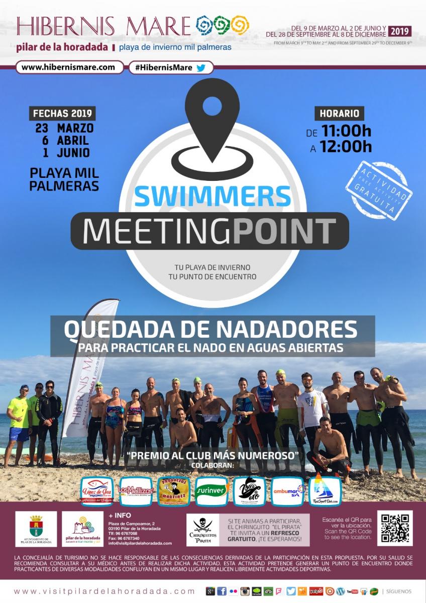 swimmers meeting point hibernis mare mil palmeras pilar de la horadad