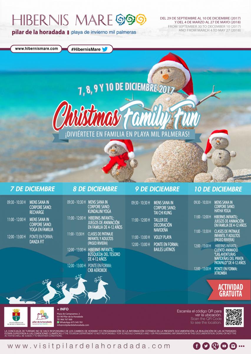 christmas family fun hibernis mare mil palmeras pilar de la horadada alicante