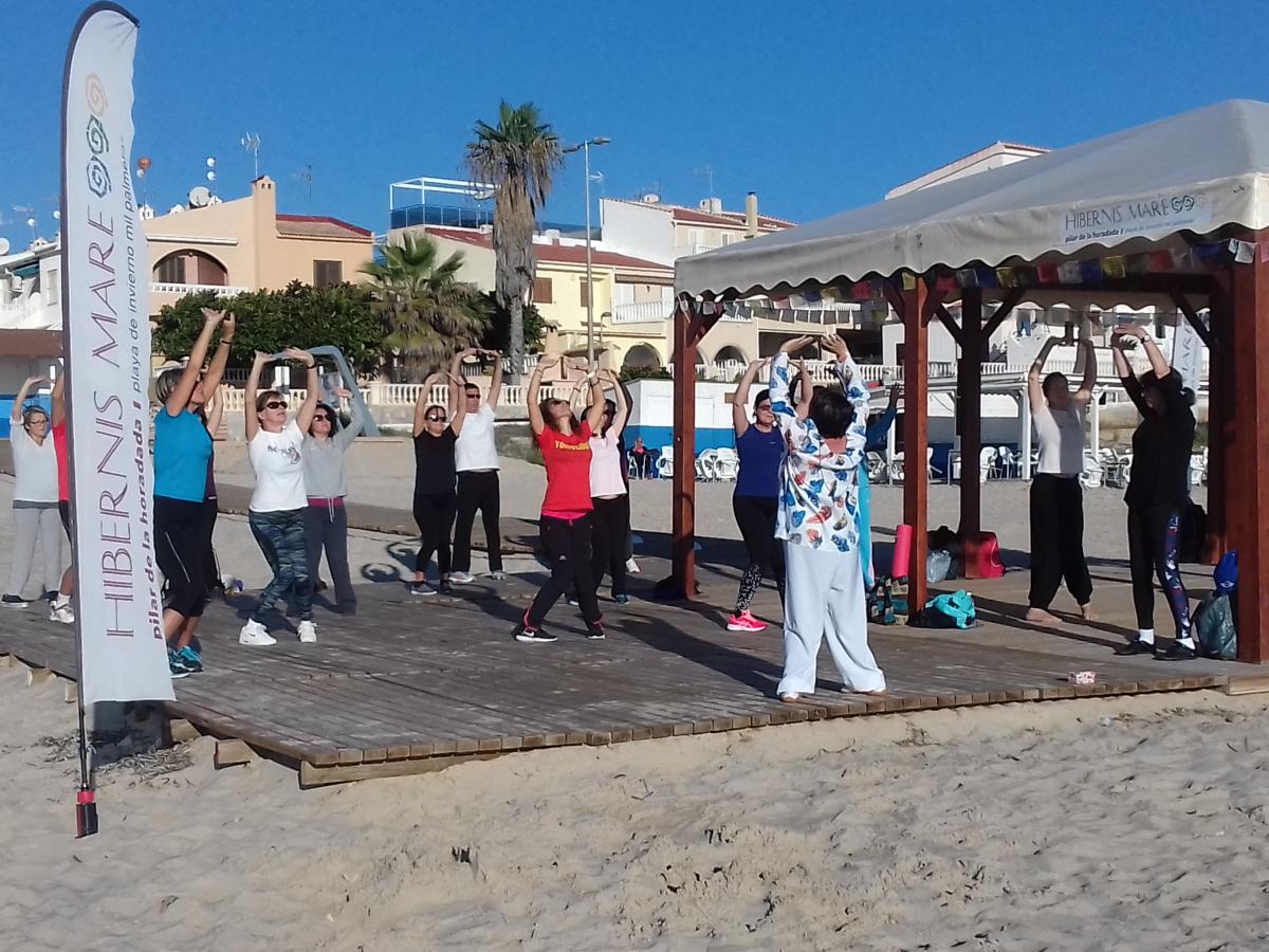 chi kung hibernis mare mil palmeras pilar de la horadada playa de invierno