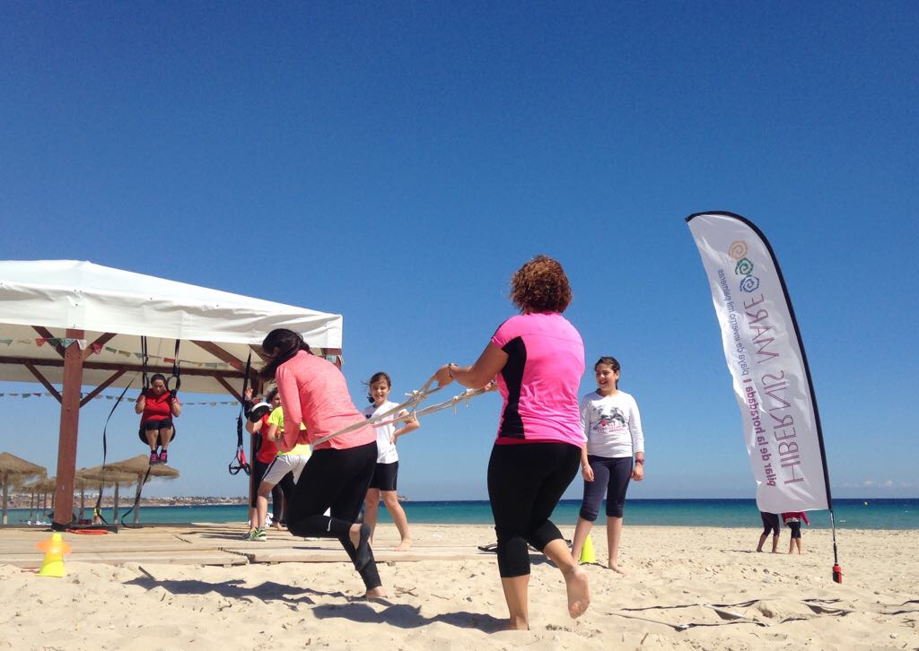 hibernis mare playa invierno pilar de la horadada mil palmeras CROSSFIT