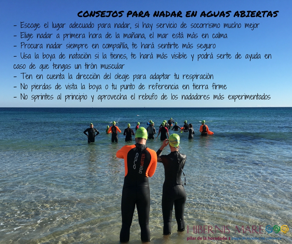 swimmers meeting point hibernis mare mil palmeras pilar de la horadad