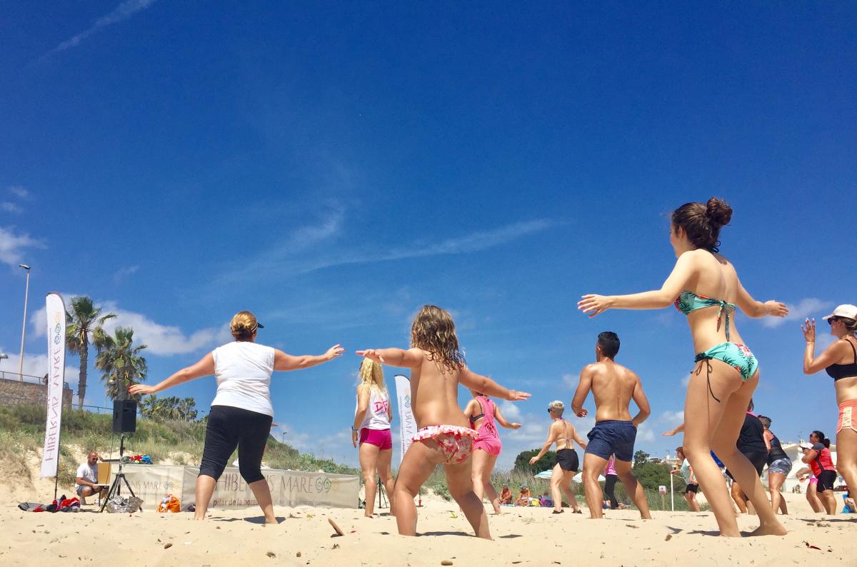 danza fit hibernis mare mil palmeras pilar de la horadada playa de invierno