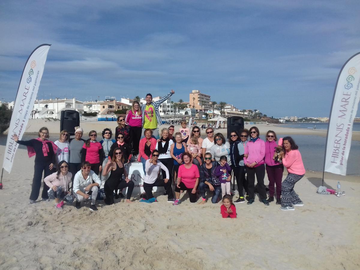 danza fit hibernis mare mil palmeras pilar de la horadada playa de invierno