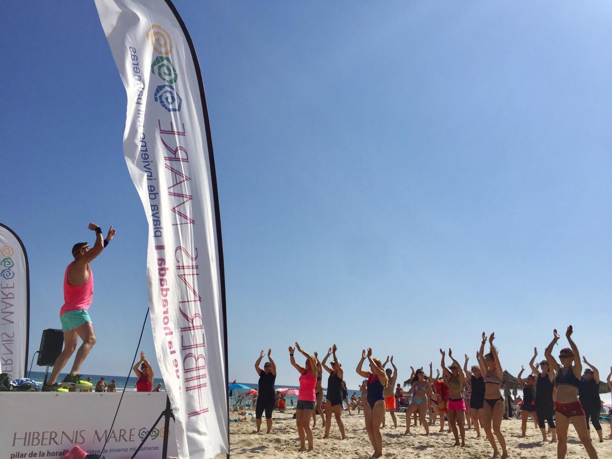 danza fit hibernis mare mil palmeras pilar de la horadada playa de invierno