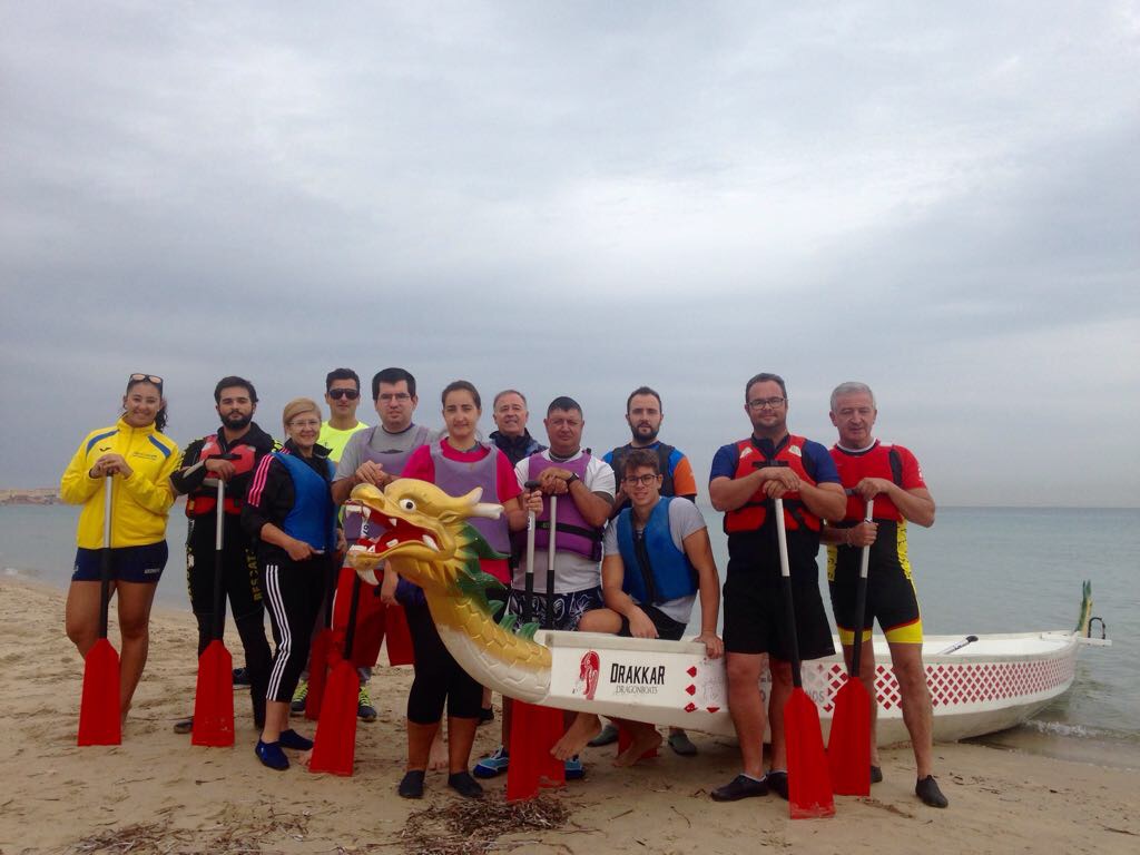 dragon boat hibernis mare pilar de la horadada alicante mil palmeras