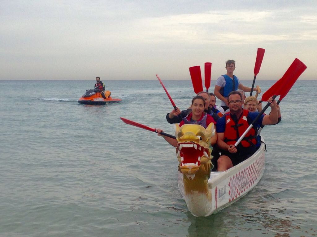 dragon boat hibernis mare pilar de la horadada alicante mil palmeras