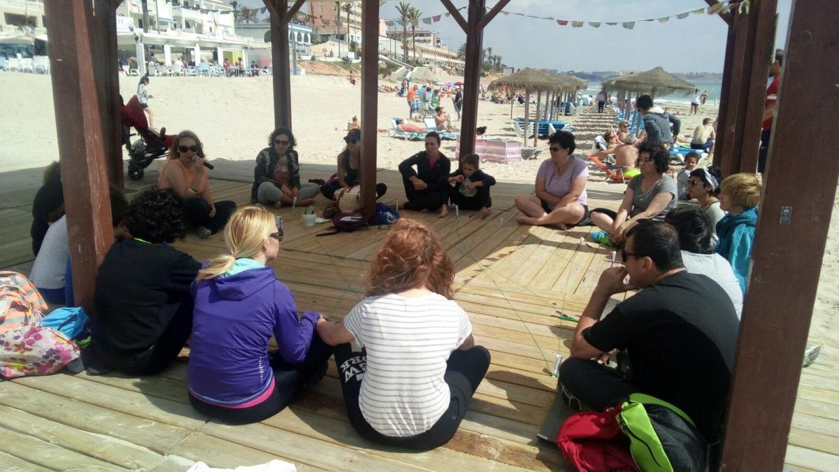 hibernis mare playa invierno pilar de la horadada mil palmeras explor-arte