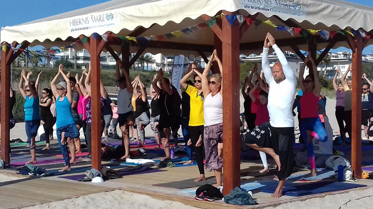 hatha vinyasa hibernis mare mil palmeras pilar de la horadada