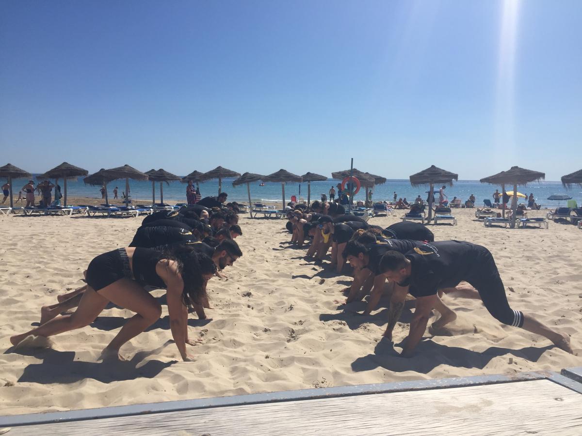 ironsweat zrein hibernis mare mil palmeras pilar de la horadada playa de invierno