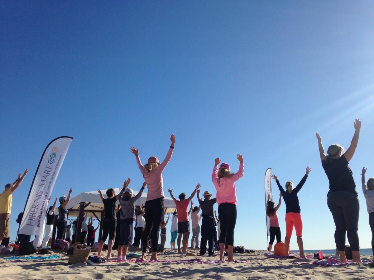 hibernis mare playa invierno pilar de la horadada mil palmeras kundalini