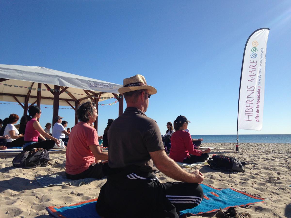 hibernis mare playa invierno pilar de la horadada mil palmeras kundalini