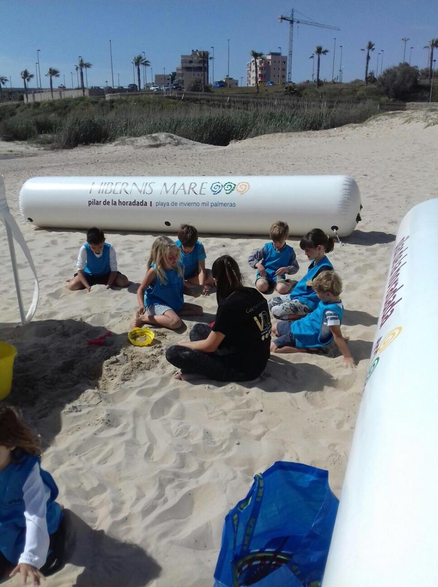 hibernis mare playa invierno pilar de la horadada mil palmeras patinaje