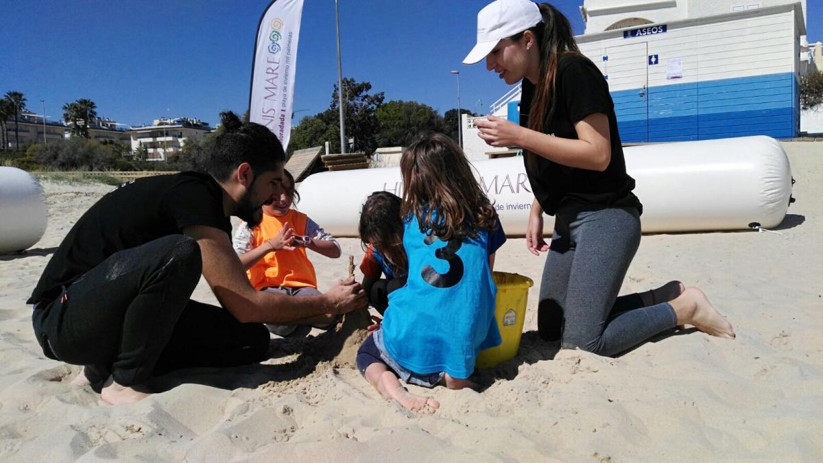 hibernis mare playa invierno pilar de la horadada mil palmeras ludoteca