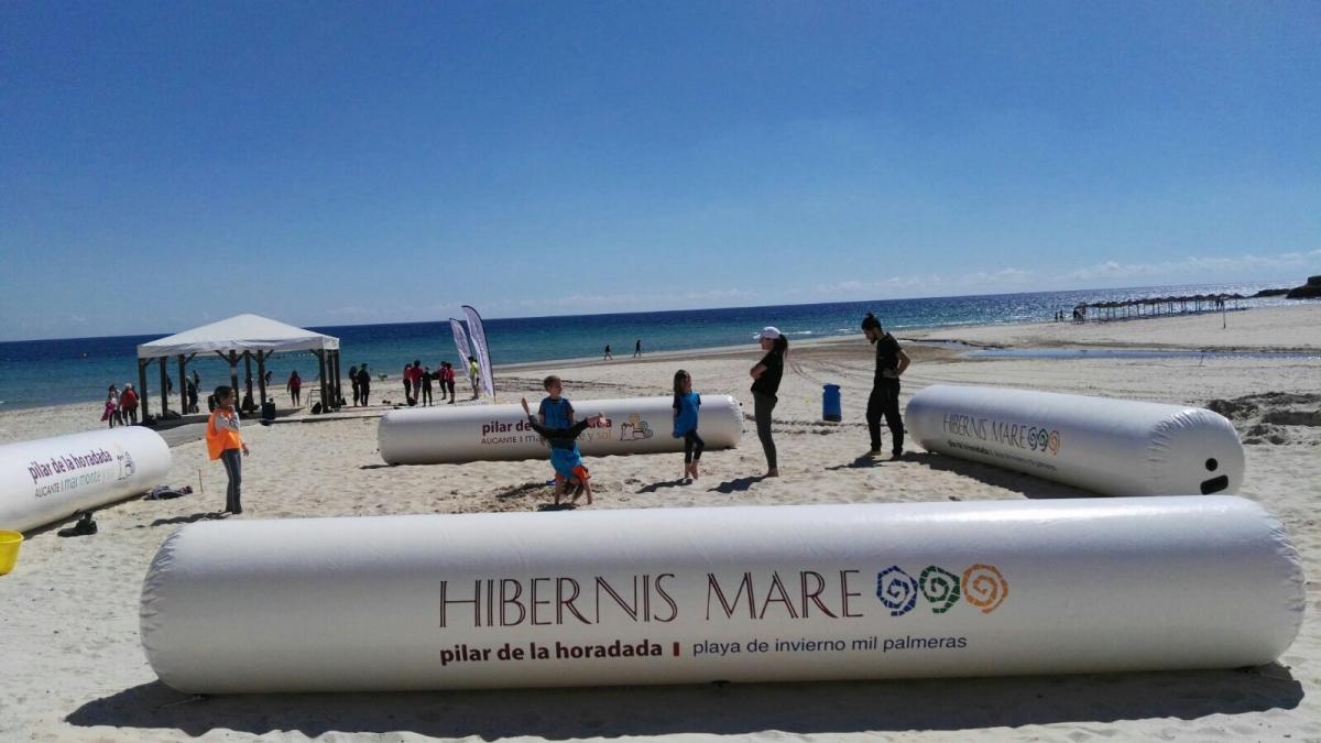 hibernis mare playa invierno pilar de la horadada mil palmeras ludoteca