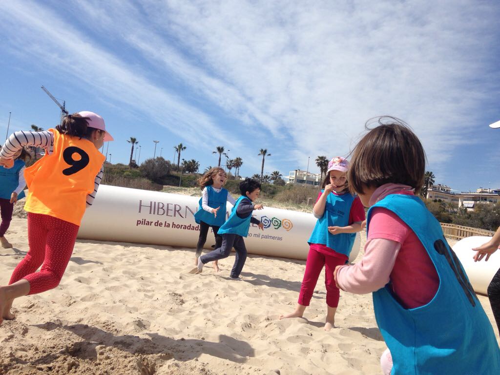 hibernis mare playa invierno pilar de la horadada mil palmeras ludoteca