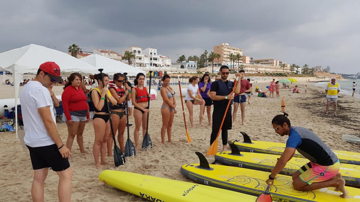paddle sup hibernis mare pilar de la horadada mil palmeras