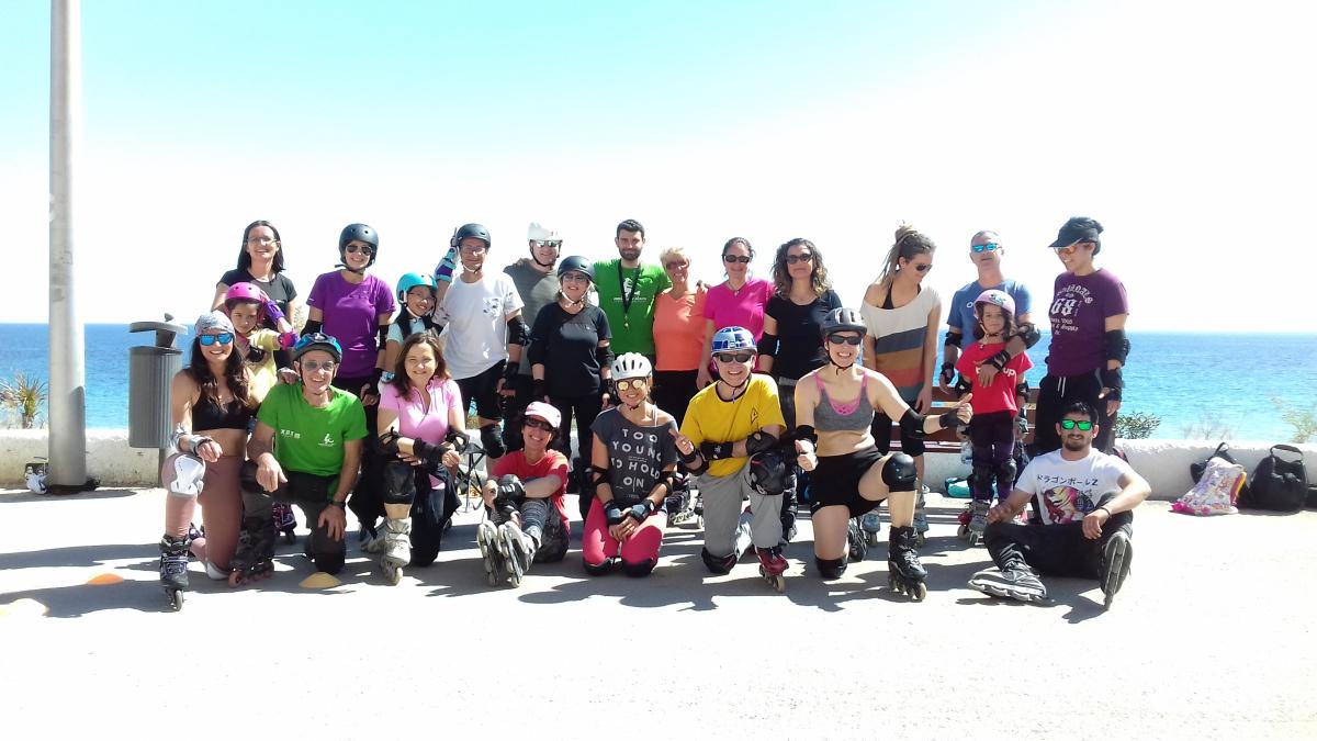 patinaje hibernis mare pilar de la horadada alicante mil palmeras