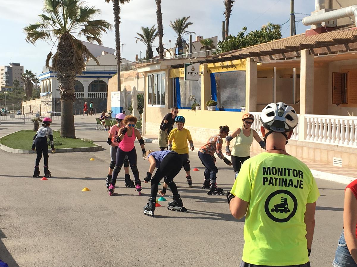 patinaje hibernis mare pilar de la horadada alicante mil palmeras