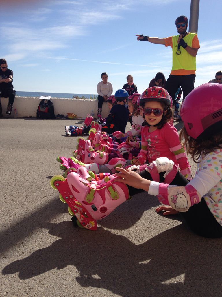 hibernis mare playa invierno pilar de la horadada mil palmeras patinaje