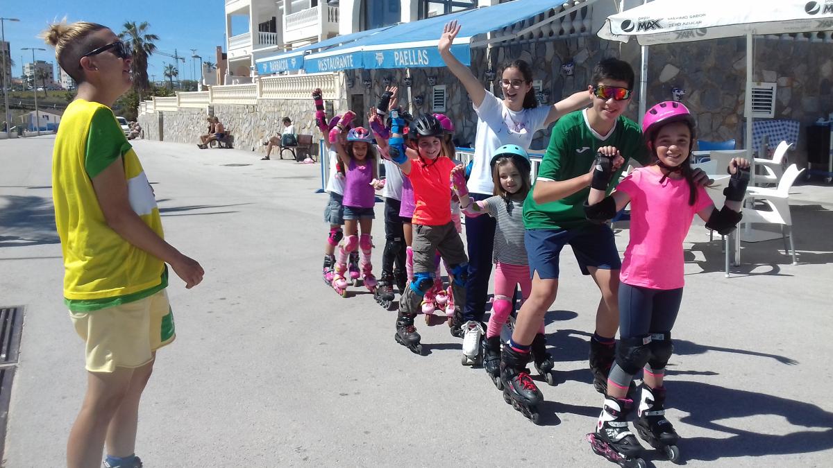 patinaje hibernis mare pilar de la horadada alicante mil palmeras