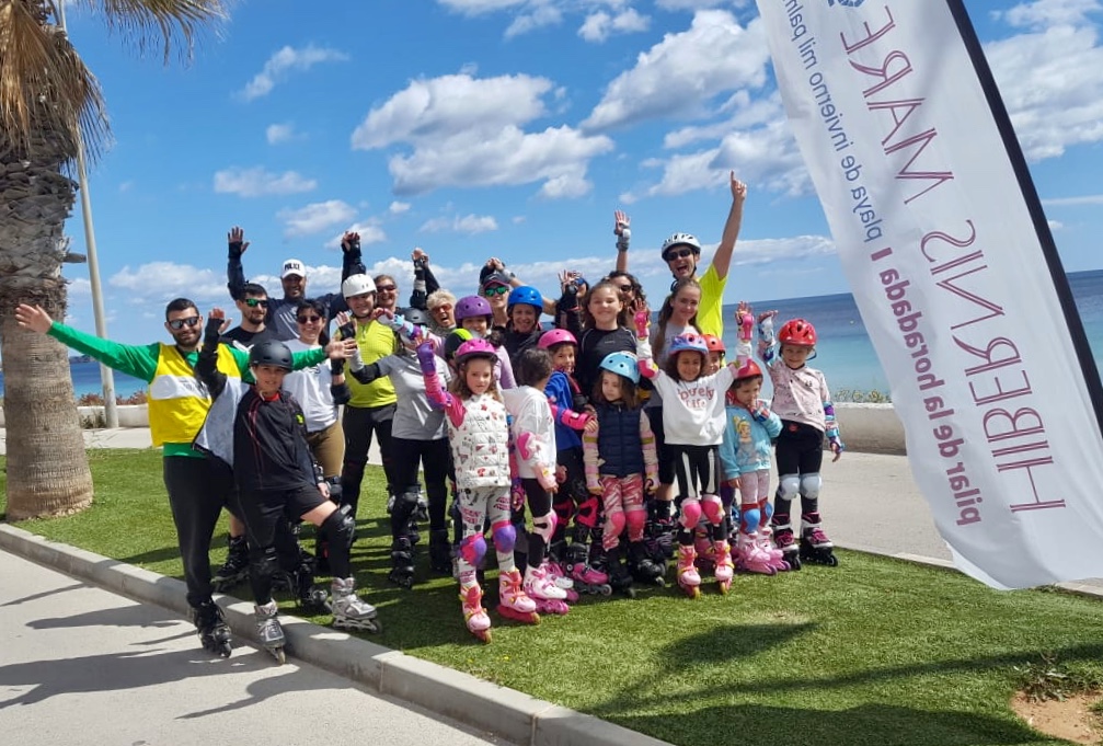 patinaje hibernis mare pilar de la horadada alicante mil palmeras