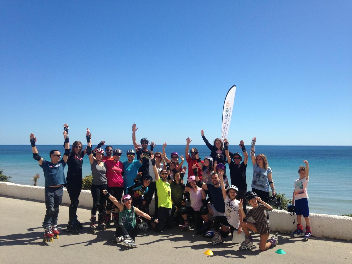 hibernis mare playa invierno pilar de la horadada mil palmeras patinaje