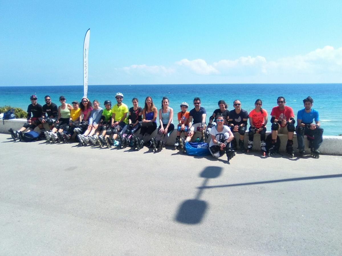 hibernis mare playa invierno pilar de la horadada mil palmeras patinaje