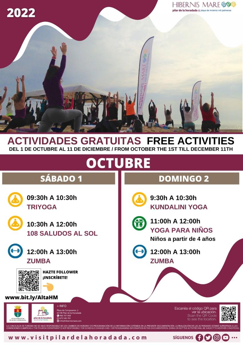 Cartel actividades 1 y 2 de octubre Hibernis Mare