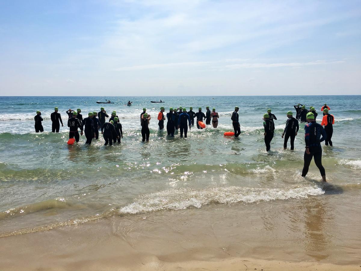 swimmers meeting point hibernis mare mil palmeras pilar de la horadad
