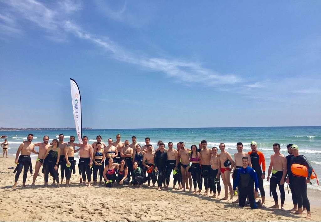 swimmers meeting point hibernis mare mil palmeras pilar de la horadad
