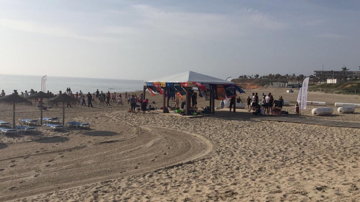 hibernis mare playa invierno pilar de la horadada mil palmeras tai chi kung