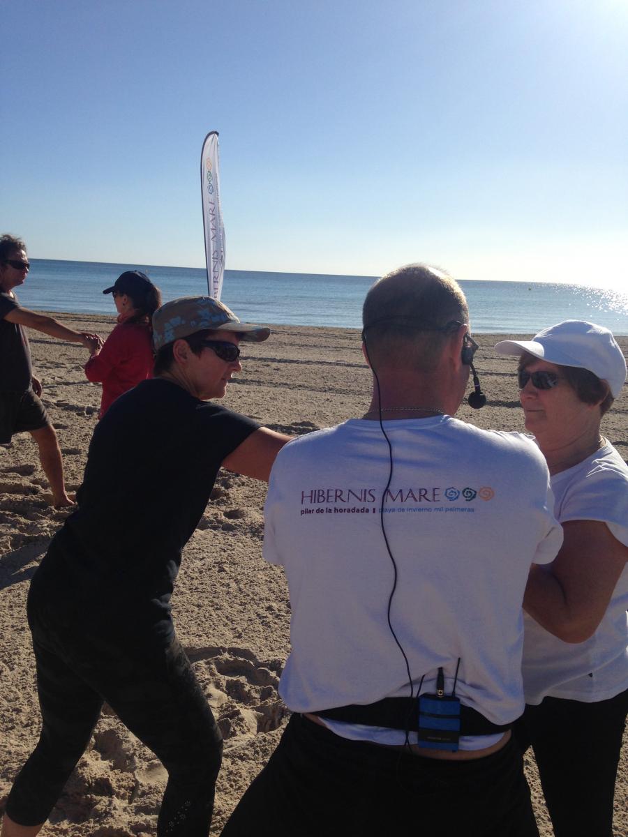 hibernis mare playa invierno pilar de la horadada mil palmeras tai chi kung