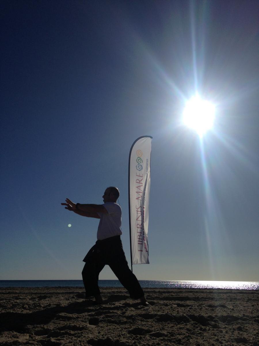 hibernis mare playa invierno pilar de la horadada mil palmeras tai chi kung