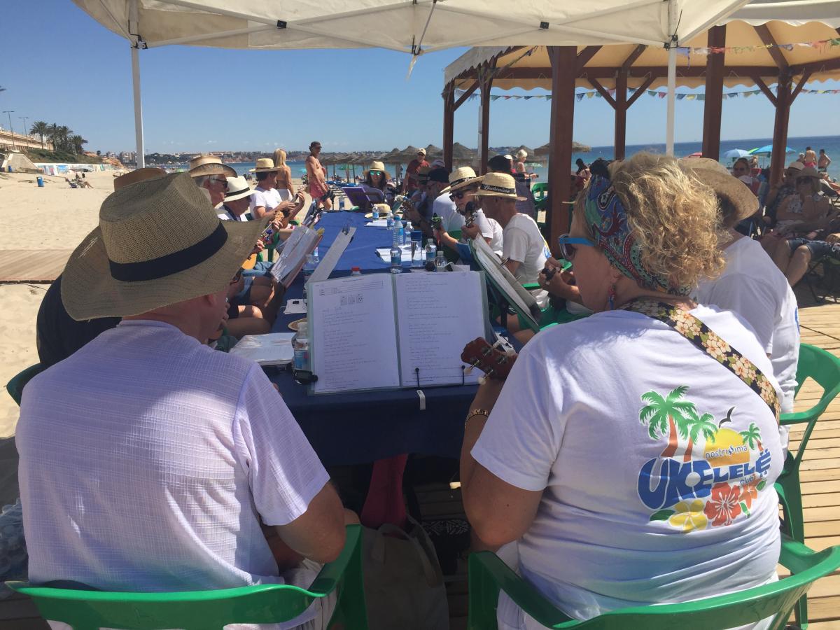 ukelele beach club hibernis mare mil palmeras pilar de la horadada playa de invierno