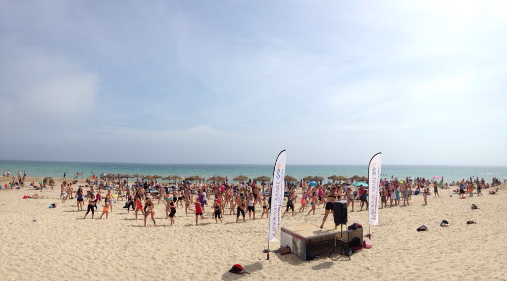 hibernis mare playa invierno pilar de la horadada mil palmeras zumba