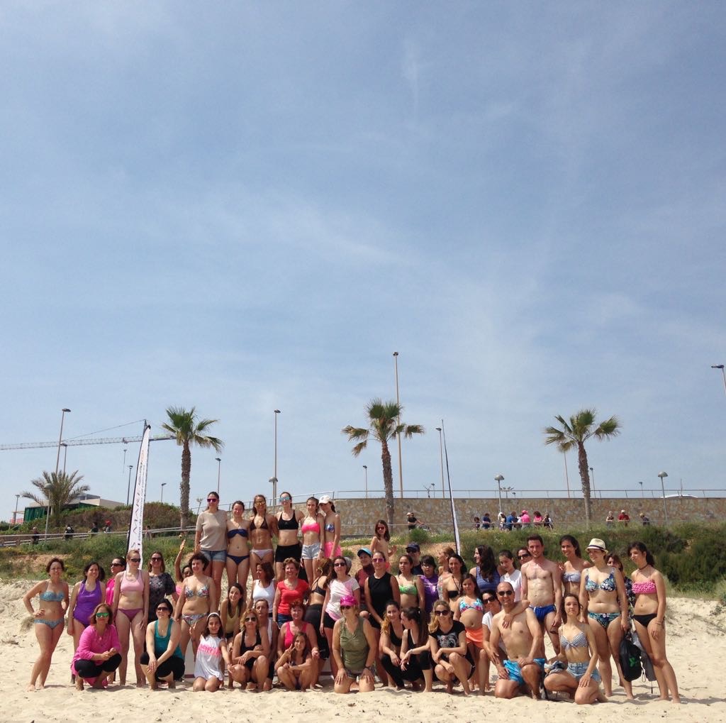 hibernis mare playa invierno pilar de la horadada mil palmeras zumba