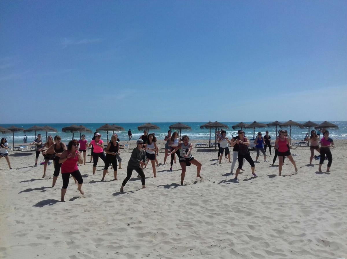 hibernis mare playa invierno pilar de la horadada mil palmeras zumba